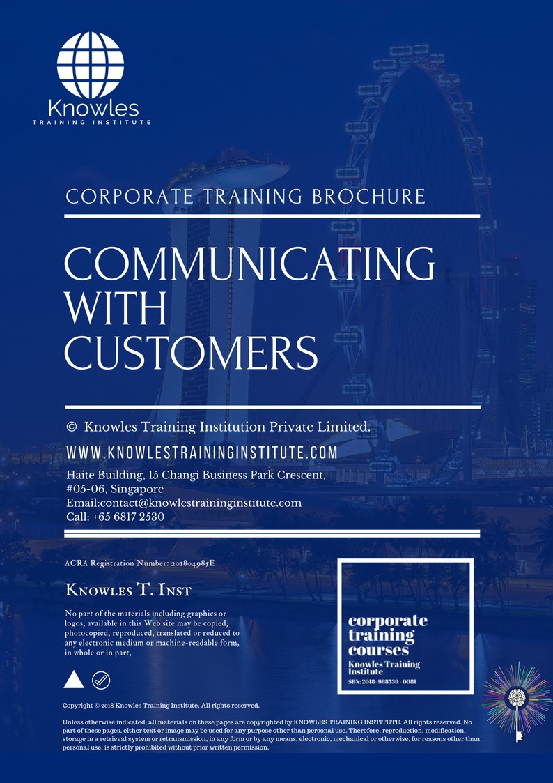 Communicating With Customers Course in Poland Brochure