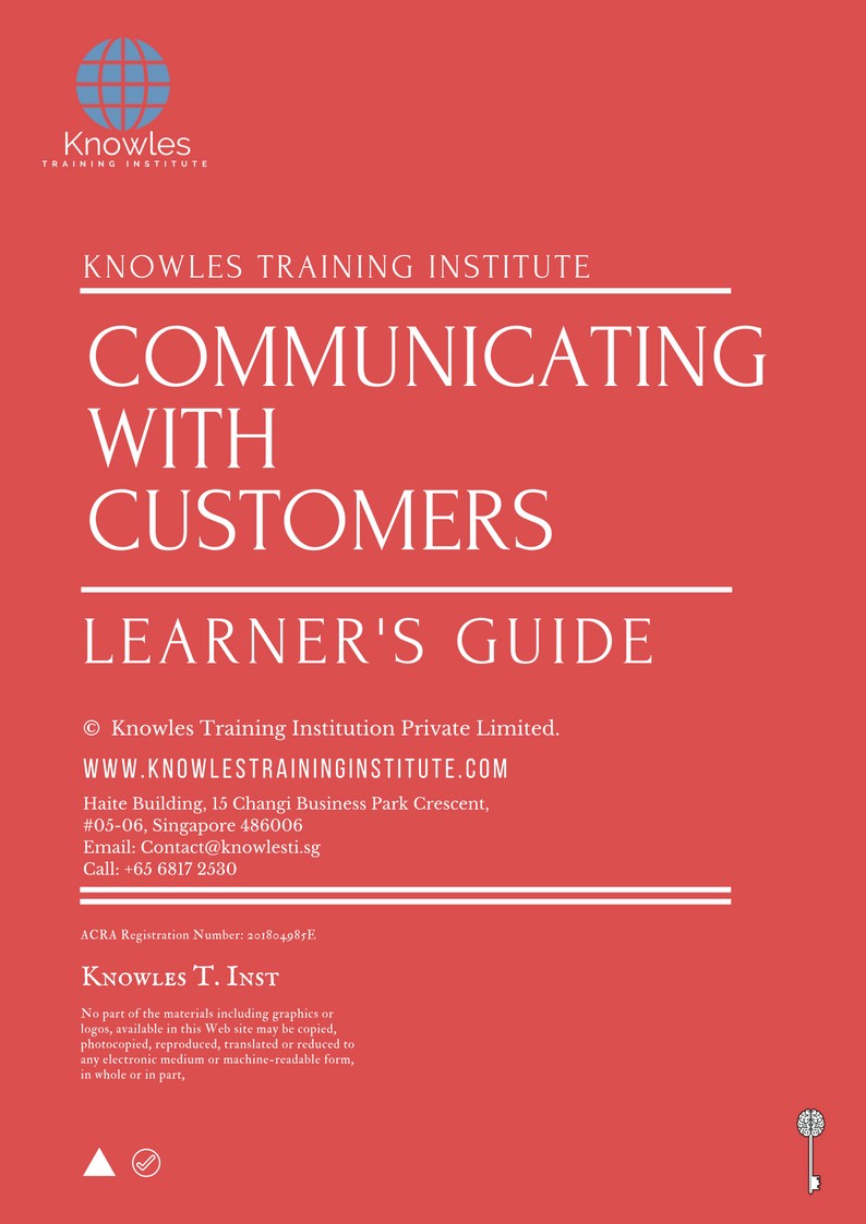 Communicating With Customers Course in Poland Learner’s Guide
