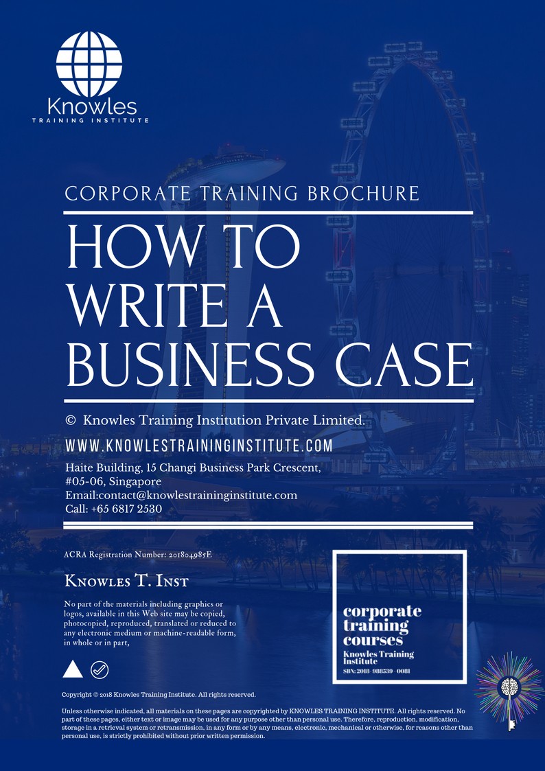 Course Brochure For How To Write A Business Case Course in Poland