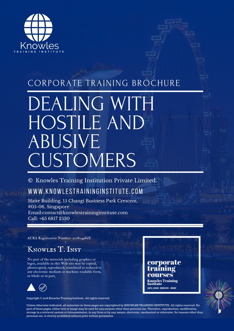 Dealing With Hostile And Abusive Customers Course in Poland Brochure