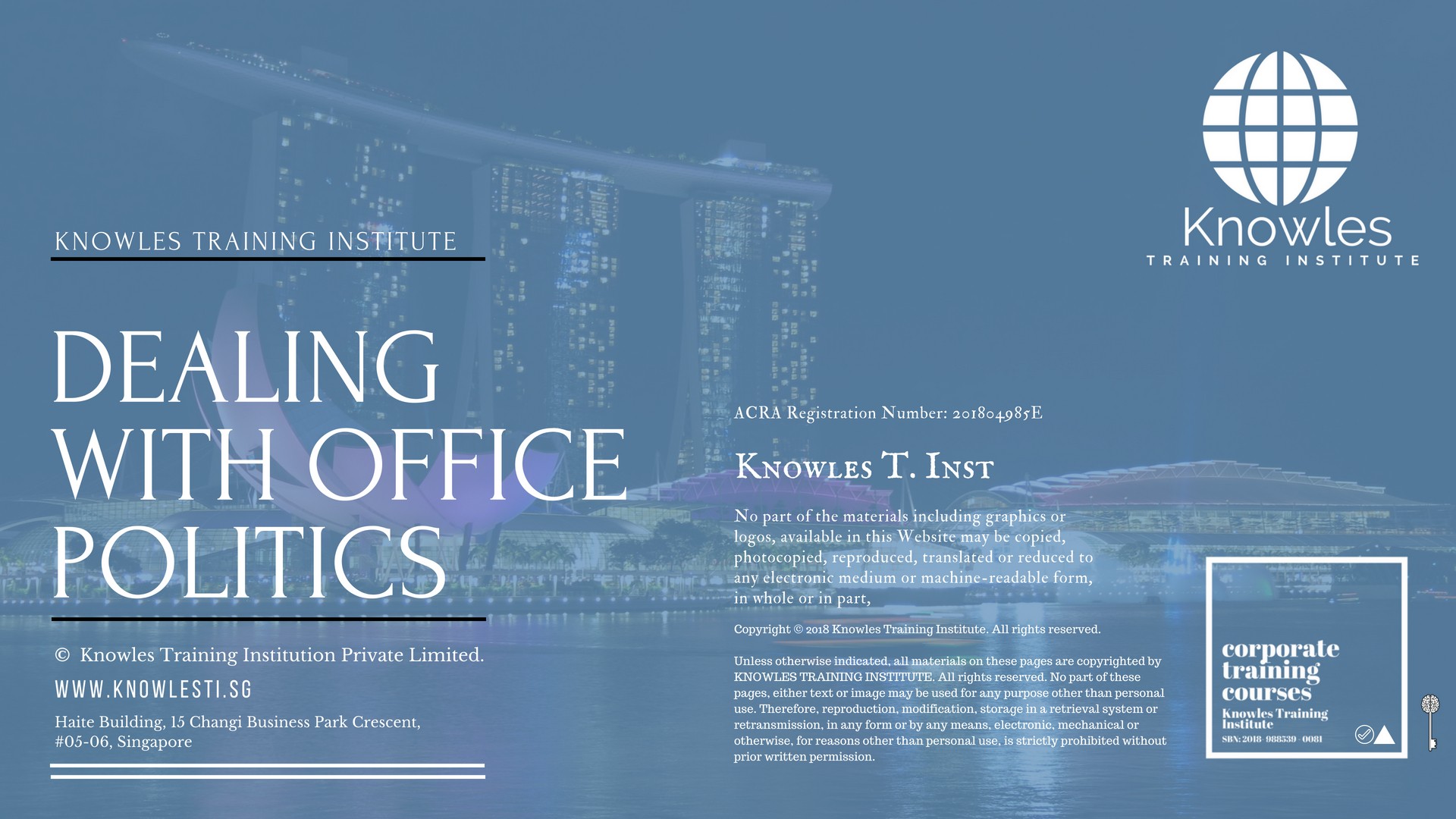 Dealing With Office Politics Course in Poland