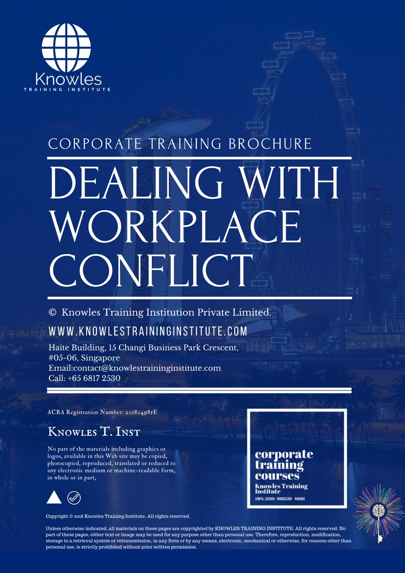 Dealing With Workplace Conflict Course in Poland Brochure