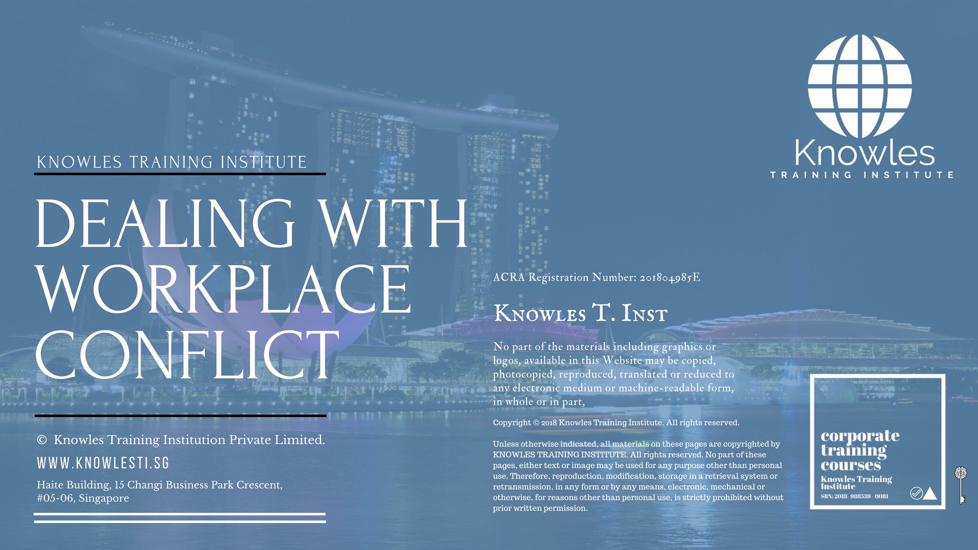Dealing With Workplace Conflict Course in Poland