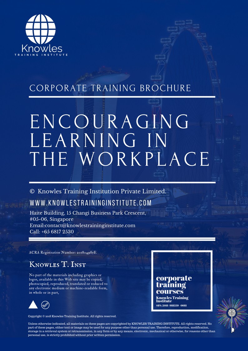 Encouraging Learning In The Workplace Course in Poland Brochure