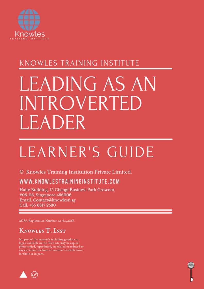 Leading As An Introverted Leader Training Course in Poland Learner’s Guide