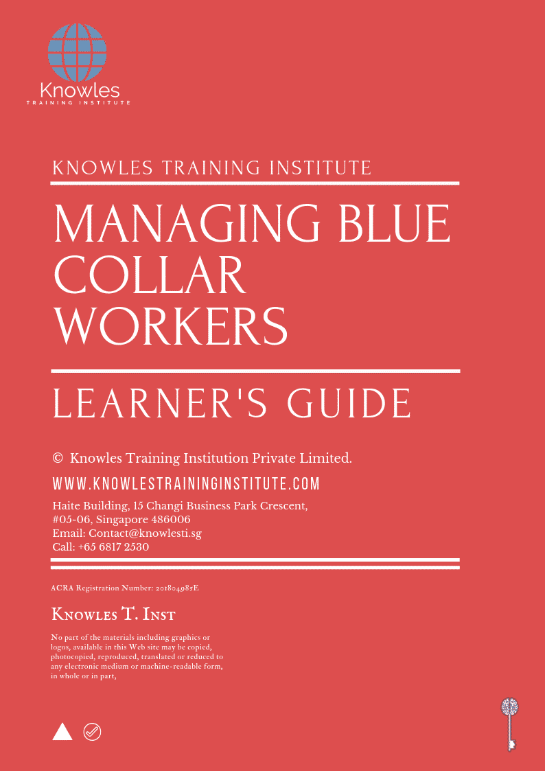 Managing Blue Collar Workers Course in Poland Learner’s Guide