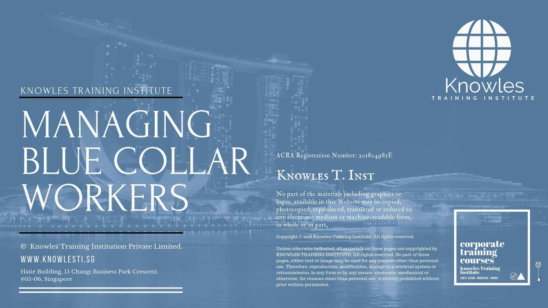 Managing Blue Collar Workers Course in Poland