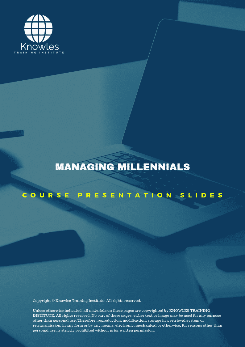 Managing Millennials in Poland PPT Slides Used During Course