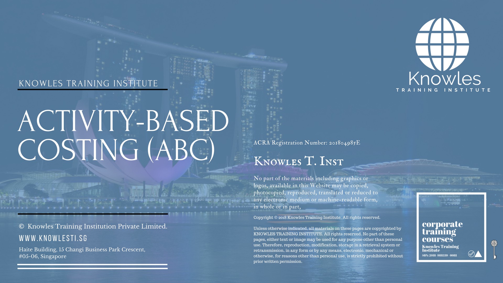 Activity-Based Costing (Abc) Training Course in Poland
