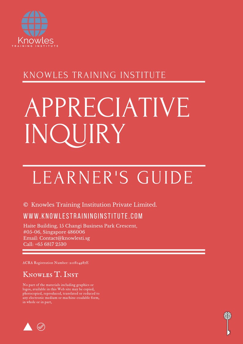 Appreciative Inquiry Training Course in Poland Learner’s Guide