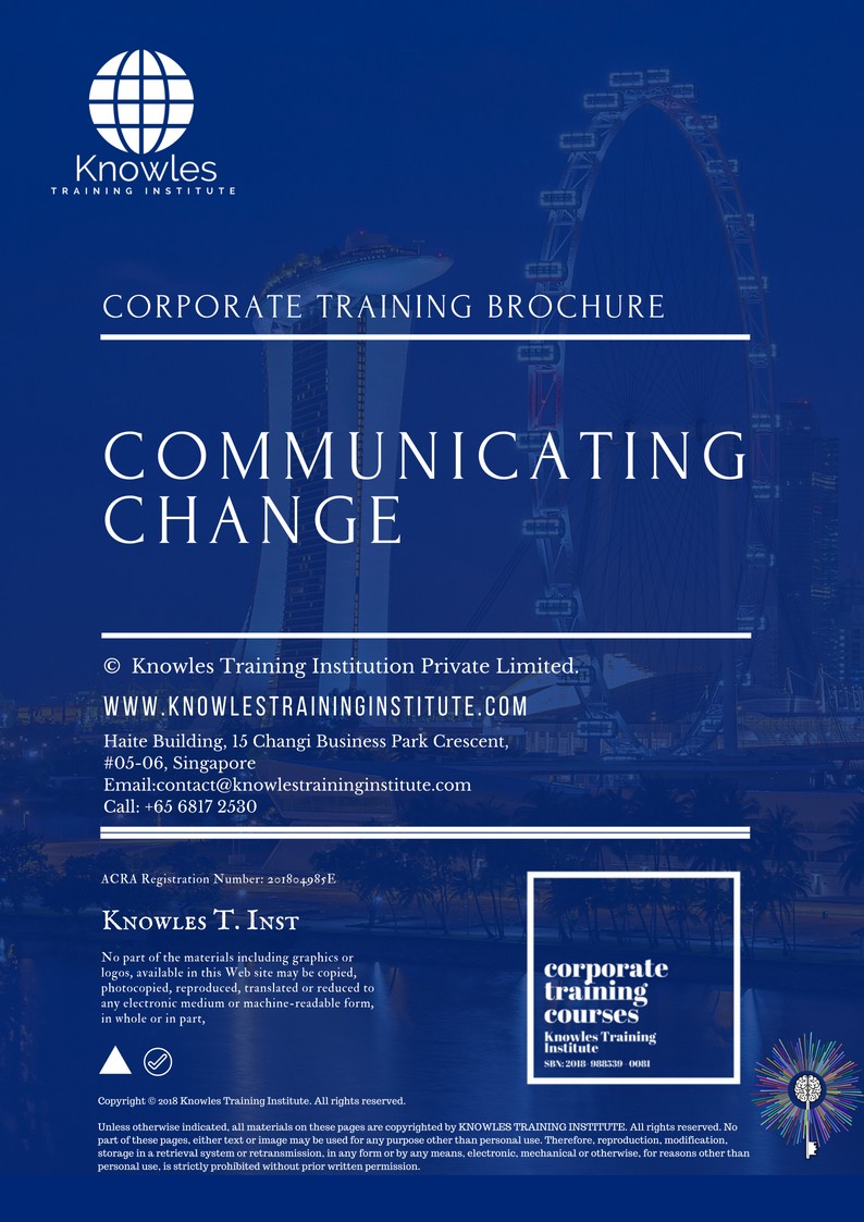 Communicating Change Training in Poland Course Brochure