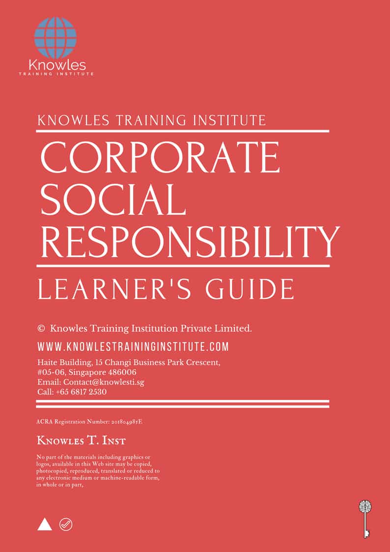Corporate Social Responsibility Training Course in Poland Learner’s Guide