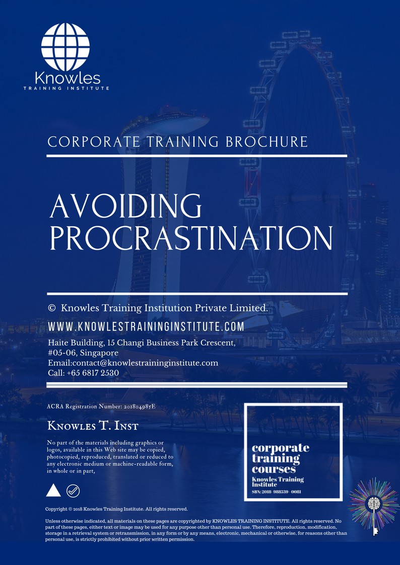 Course Brochure For Avoiding Procrastination Course in Poland