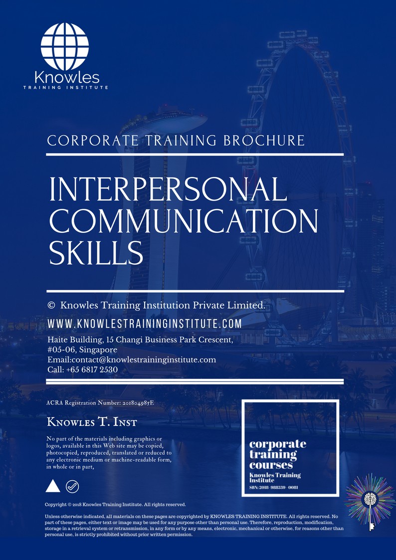 Course Brochure For Interpersonal Communication Skills Course in Poland