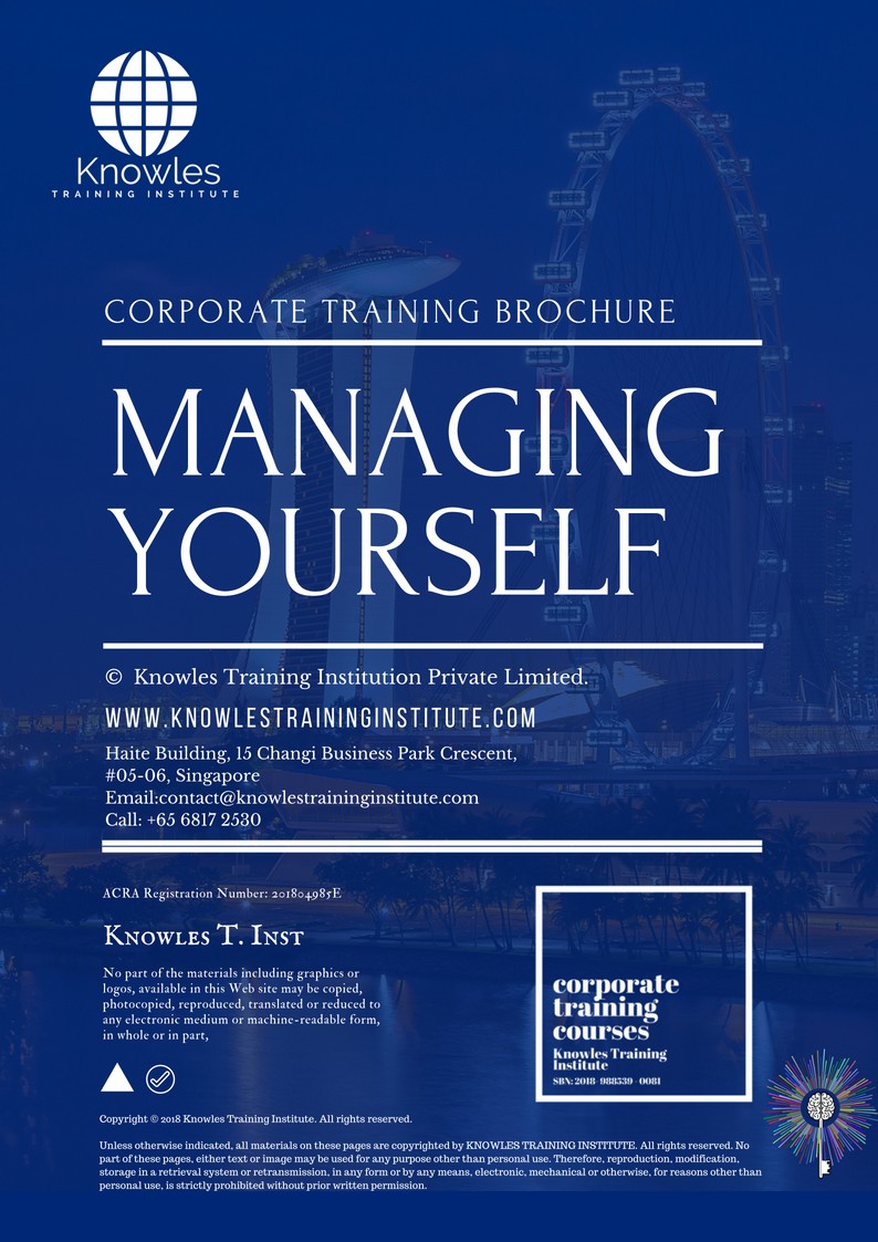 Course Brochure For Managing Yourself Training Course in Poland