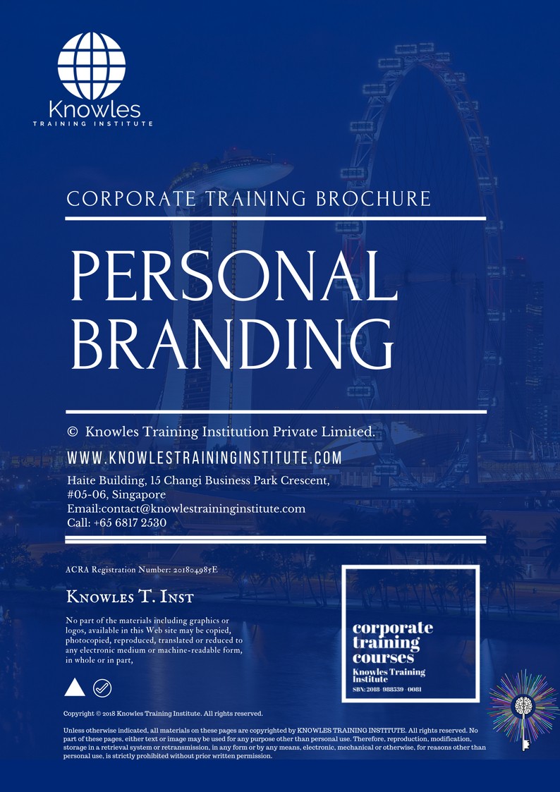 Course Brochure For Personal Branding Training Course in Poland