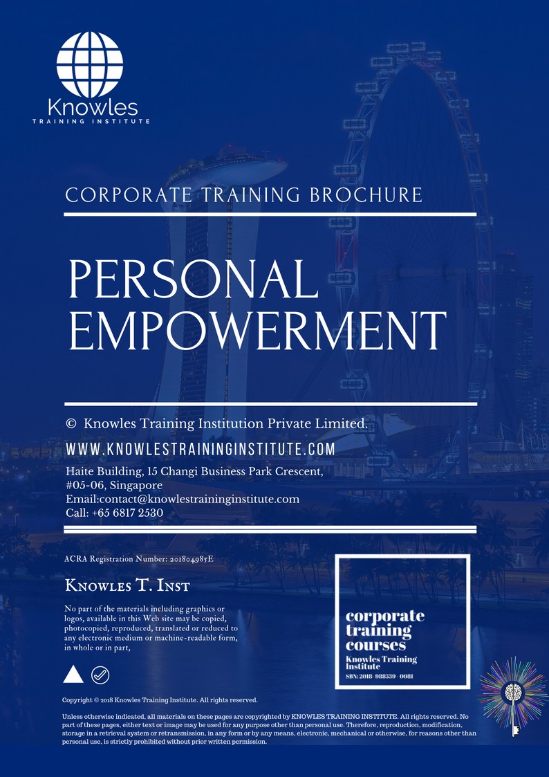 Course Brochure For Personal Empowerment Training Course in Poland