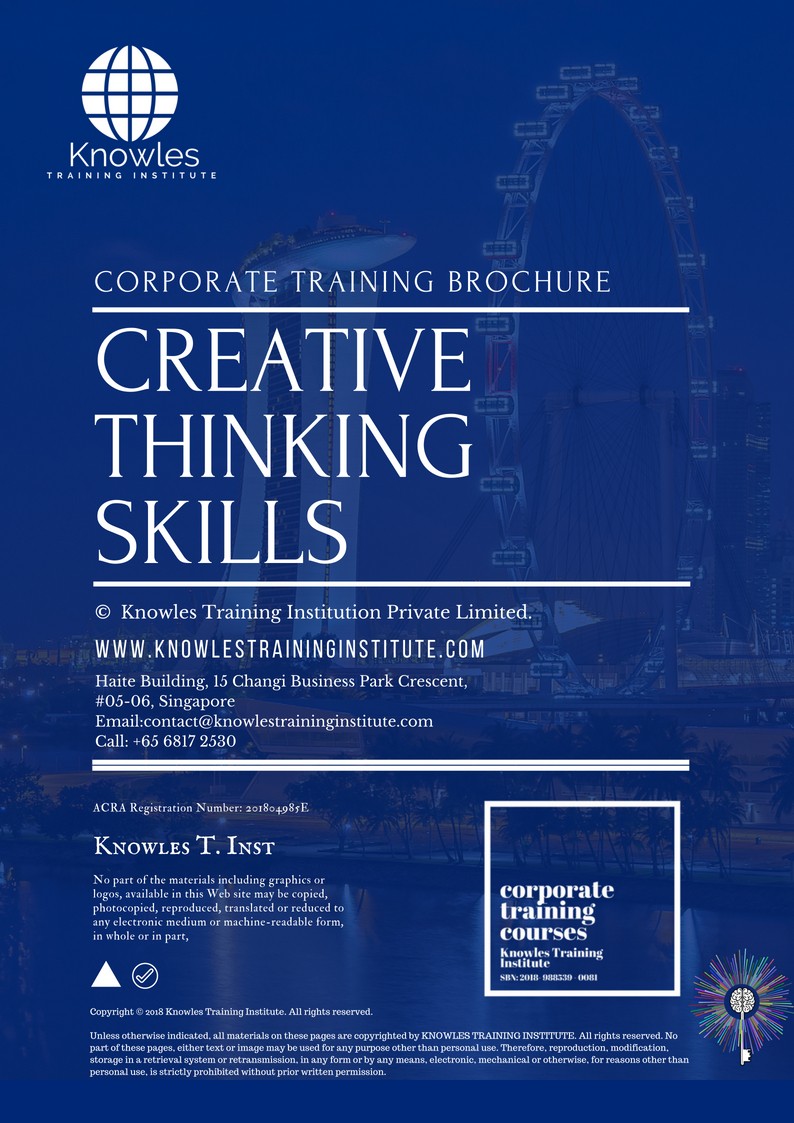 Creative Thinking Skills Course in Poland Brochure