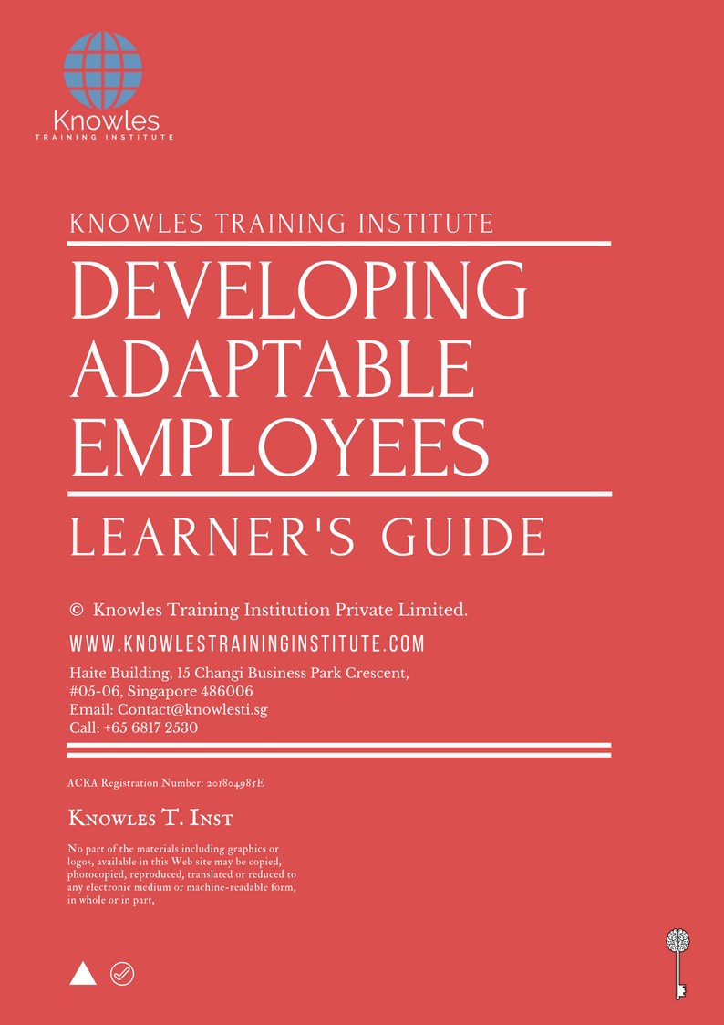 Developing Adaptable Employees Training Course in Poland Learner’s Guide