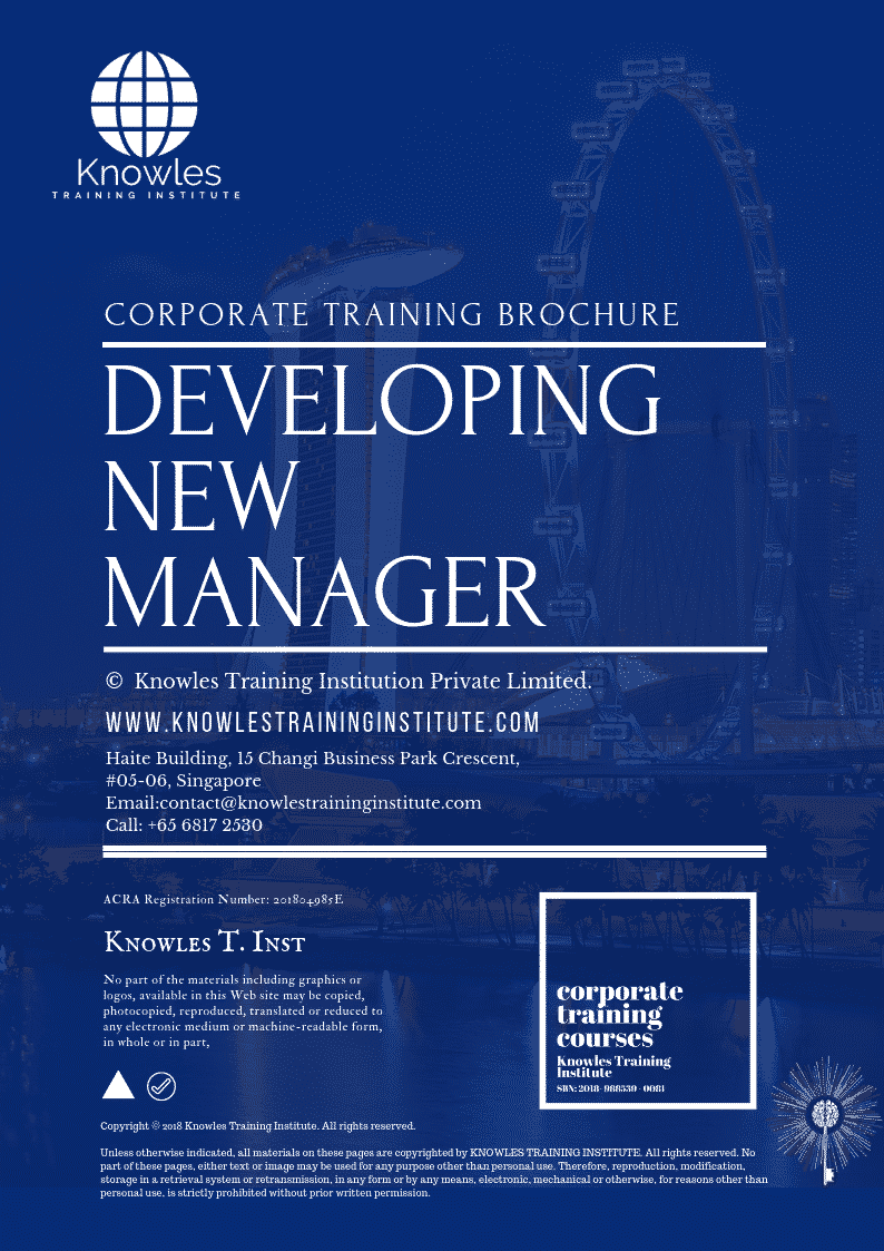 Developing New Manager Training Course in Poland Brochure