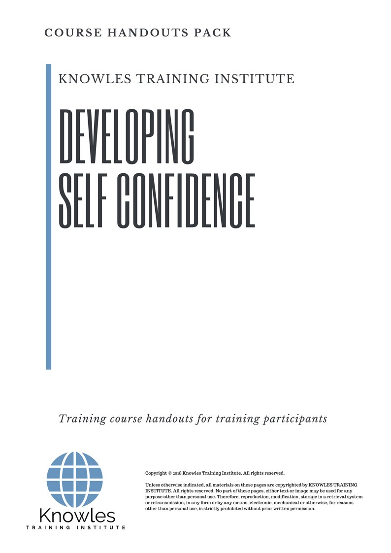 Developing Self Confidence Training Course in Poland Course in Poland