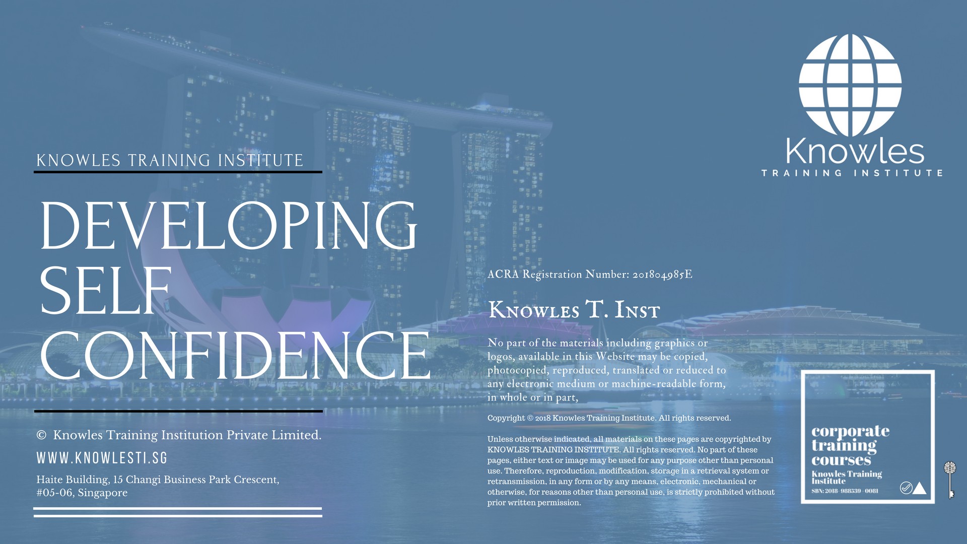 Developing Self Confidence Training Course in Poland