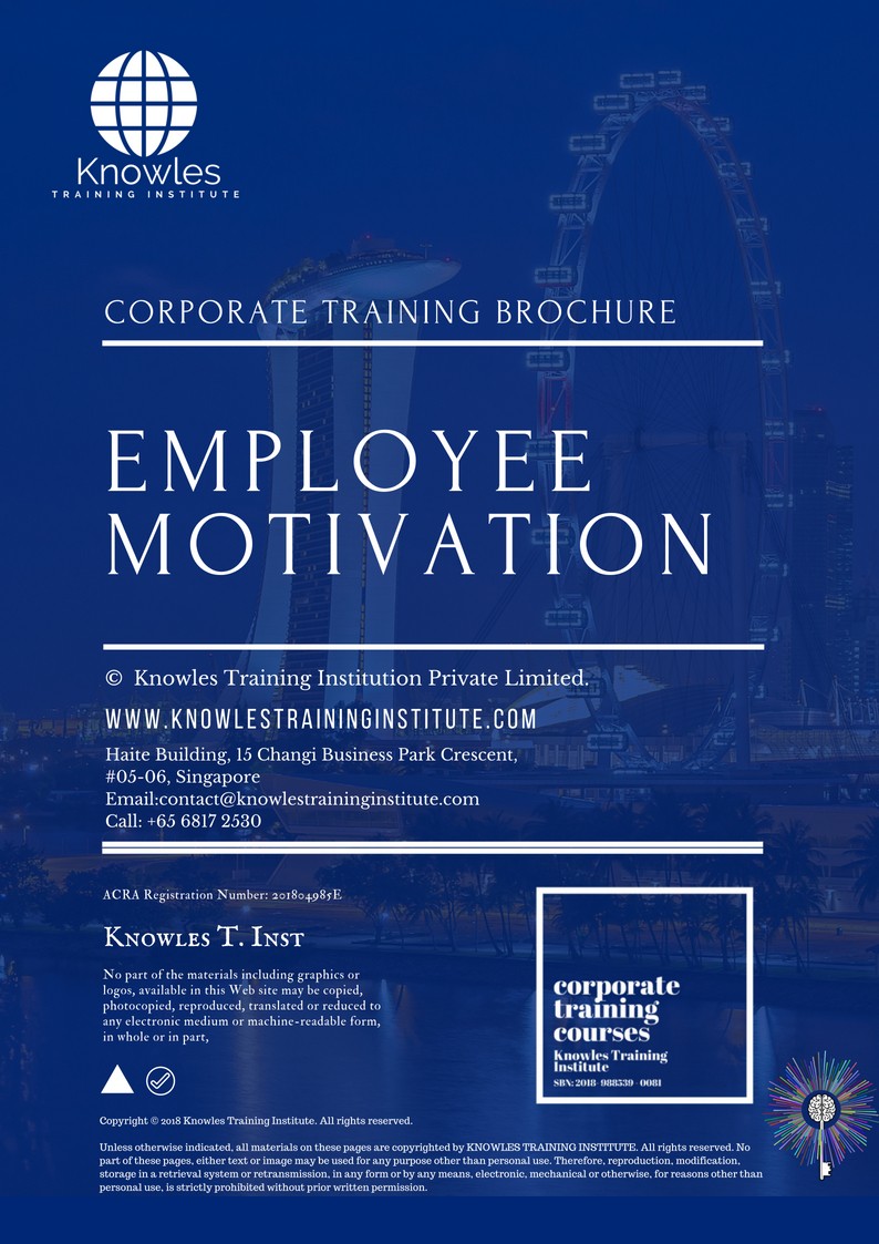 Employee Motivation Training Course in Poland Brochure