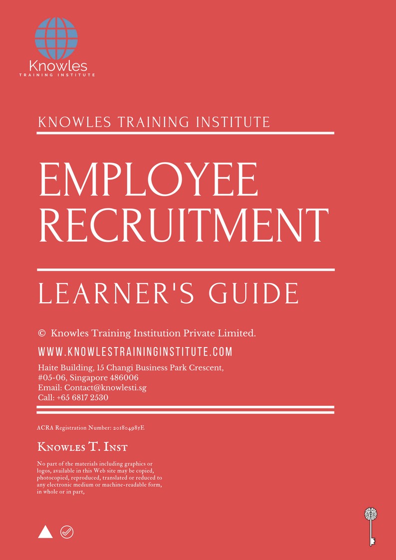 Employee Recruitment Training Course in Poland Learner’s Guide