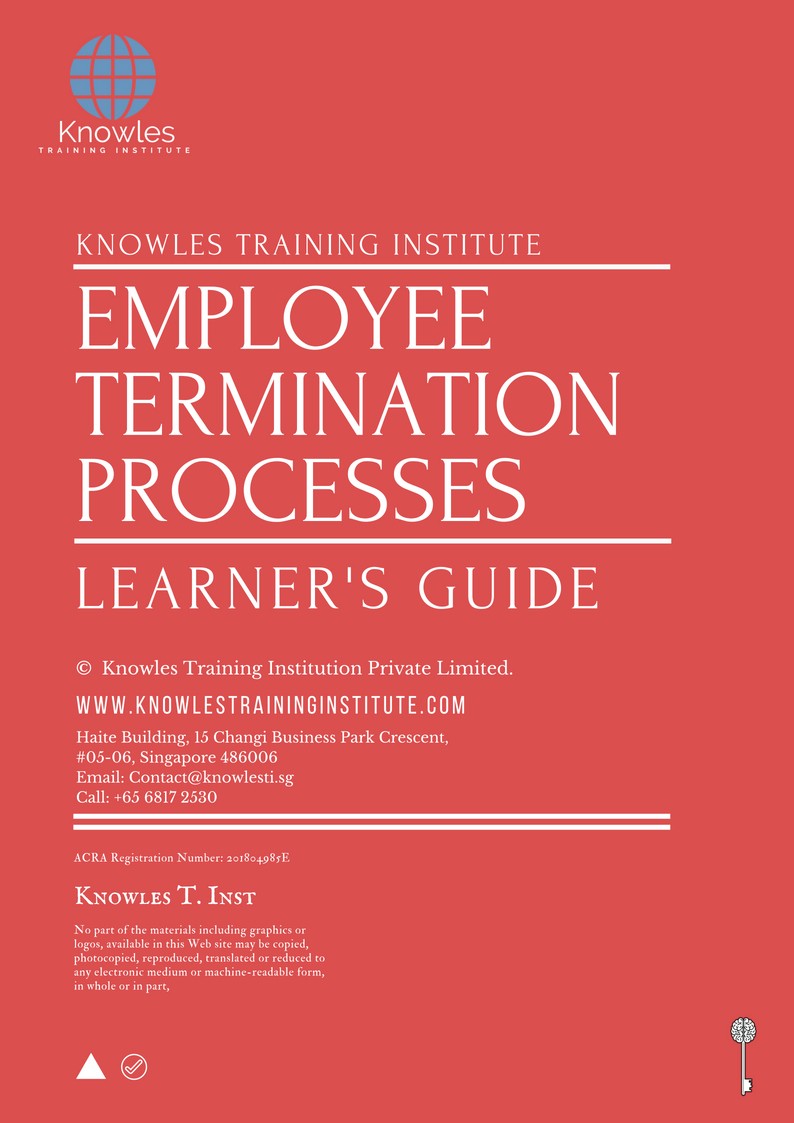 Employee Termination Processes Training Course in Poland Learner’s Guide