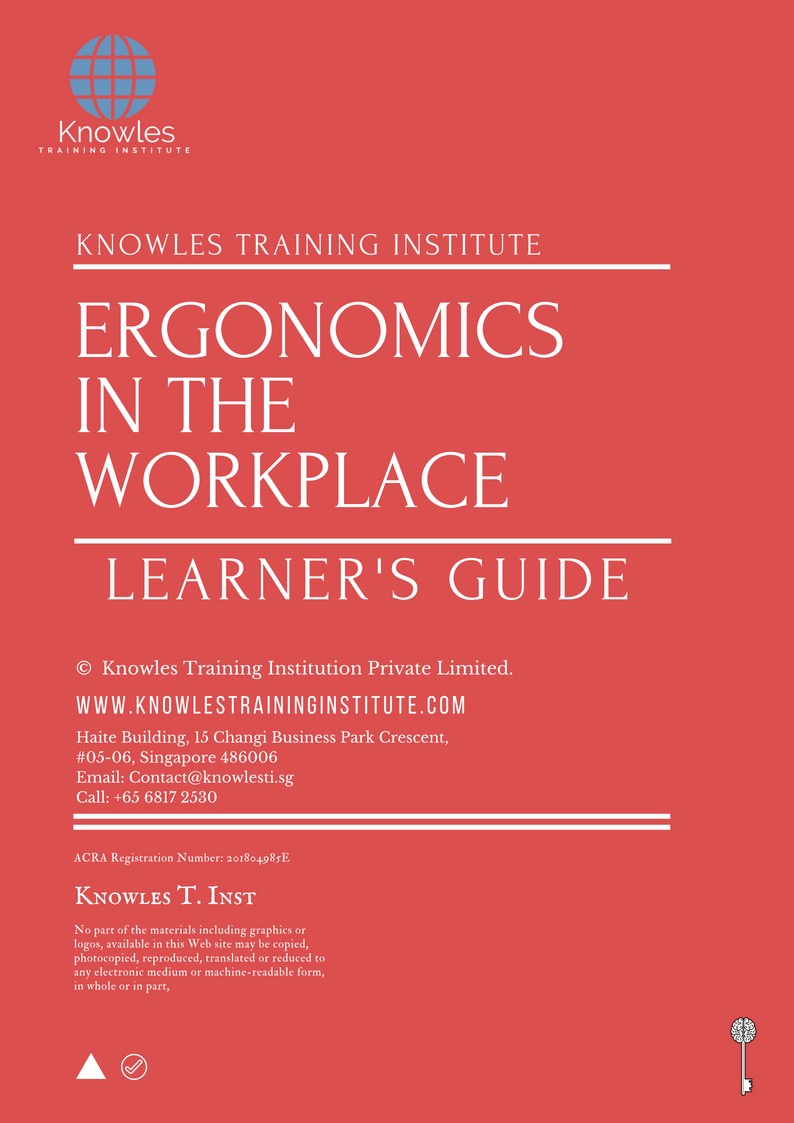 Ergonomics In The Workplace Training Course in Poland Learner’s Guide