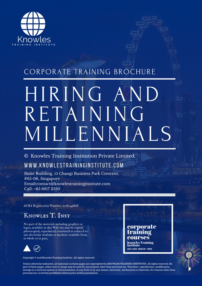 Hiring And Retaining Millennials Training Course in Poland Brochure