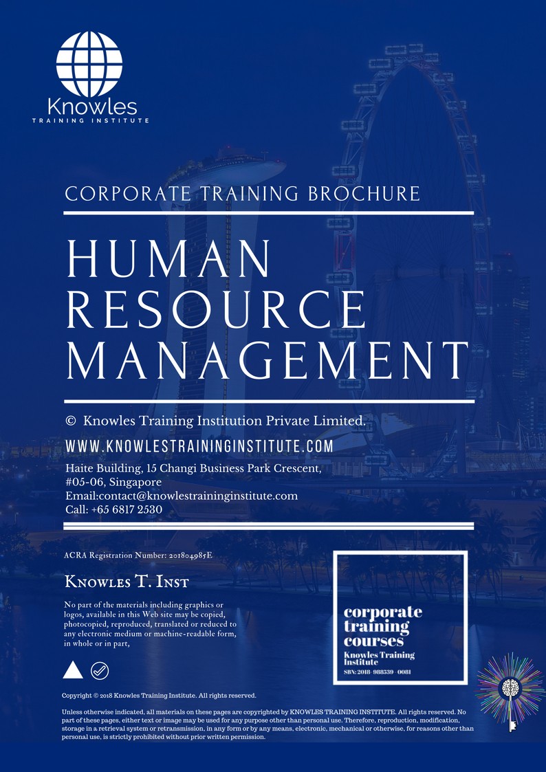 Human Resource Management Training Course in Poland Brochure