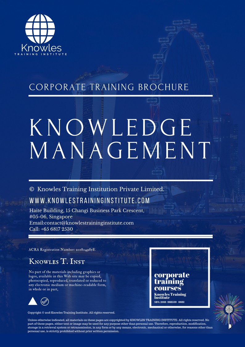 Knowledge Management Training Course in Poland Brochure