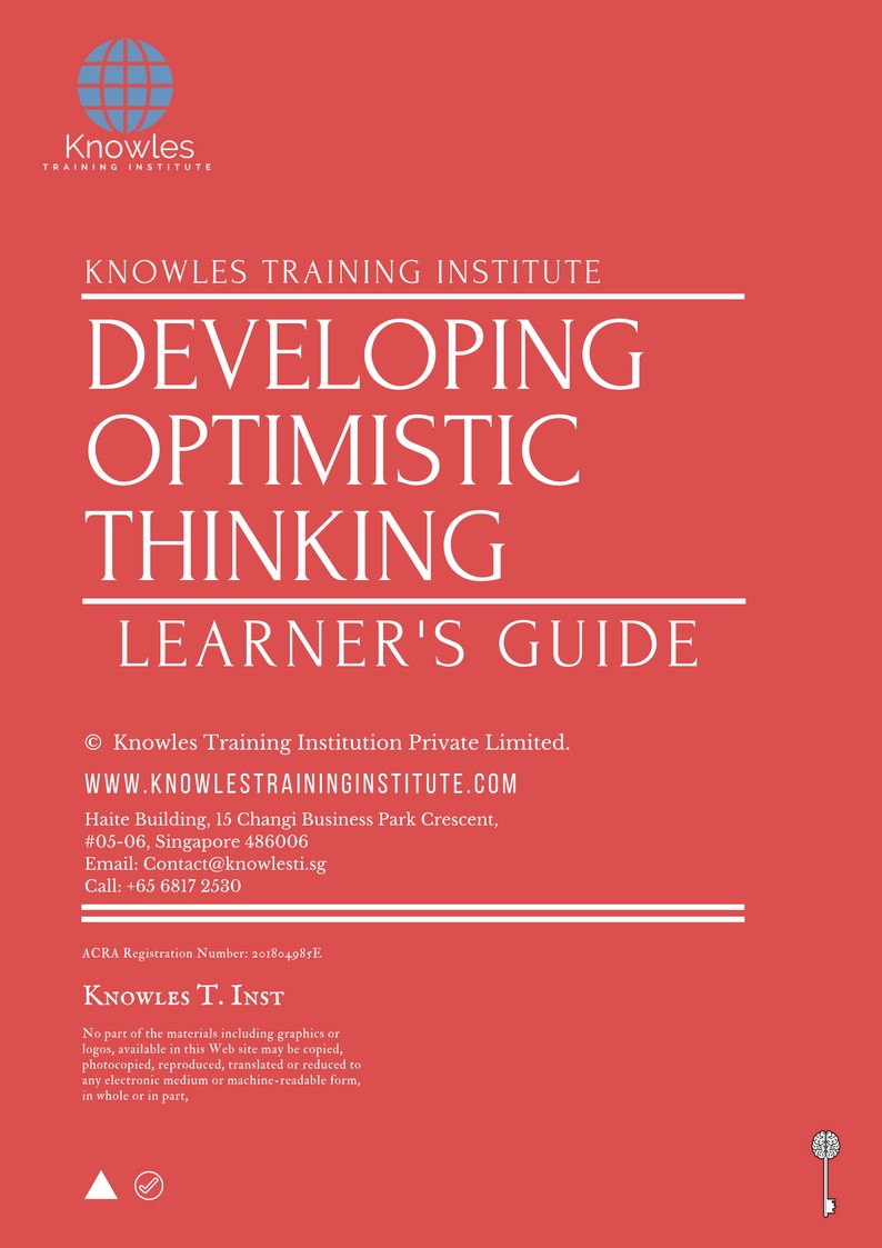 Learner’s Guide For Developing Optimistic Thinking Training Course in Poland