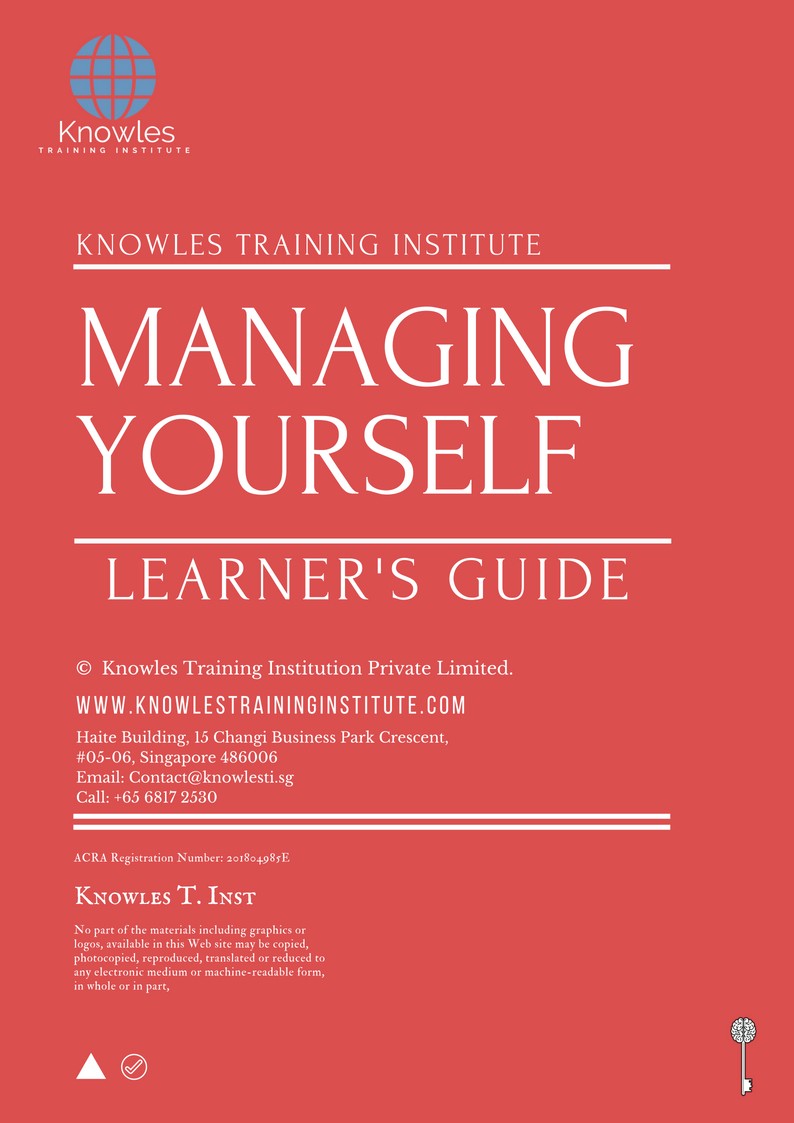Learner’s Guide For Managing Yourself Training Course in Poland
