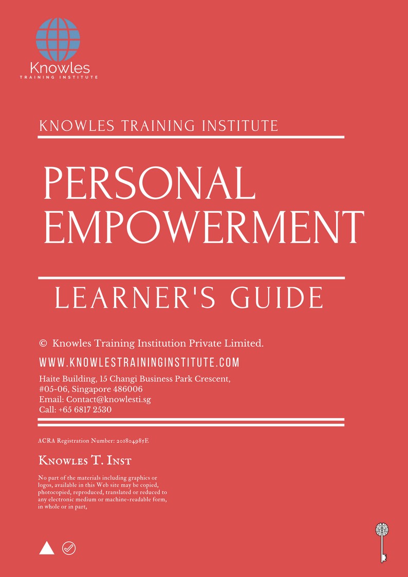 Learner’s Guide For Personal Empowerment Training Course in Poland