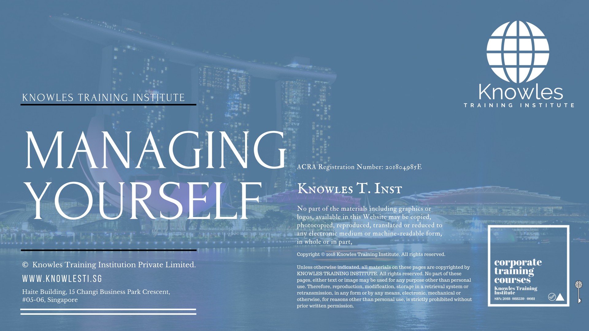 Managing Yourself Training Course in Poland