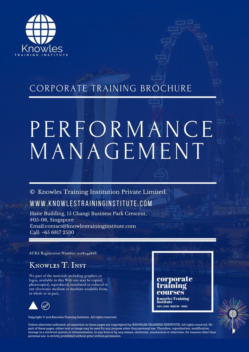 Performance Management Training Course in Poland Brochure