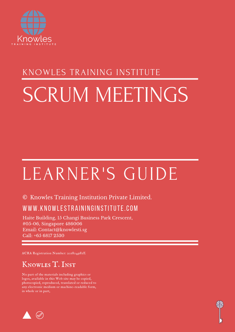 Scrum Meetings Training Course in Poland Learner’s Guide
