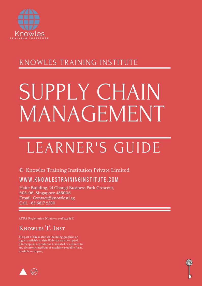 Supply Chain Management Training Course in Poland Learner’s Guide