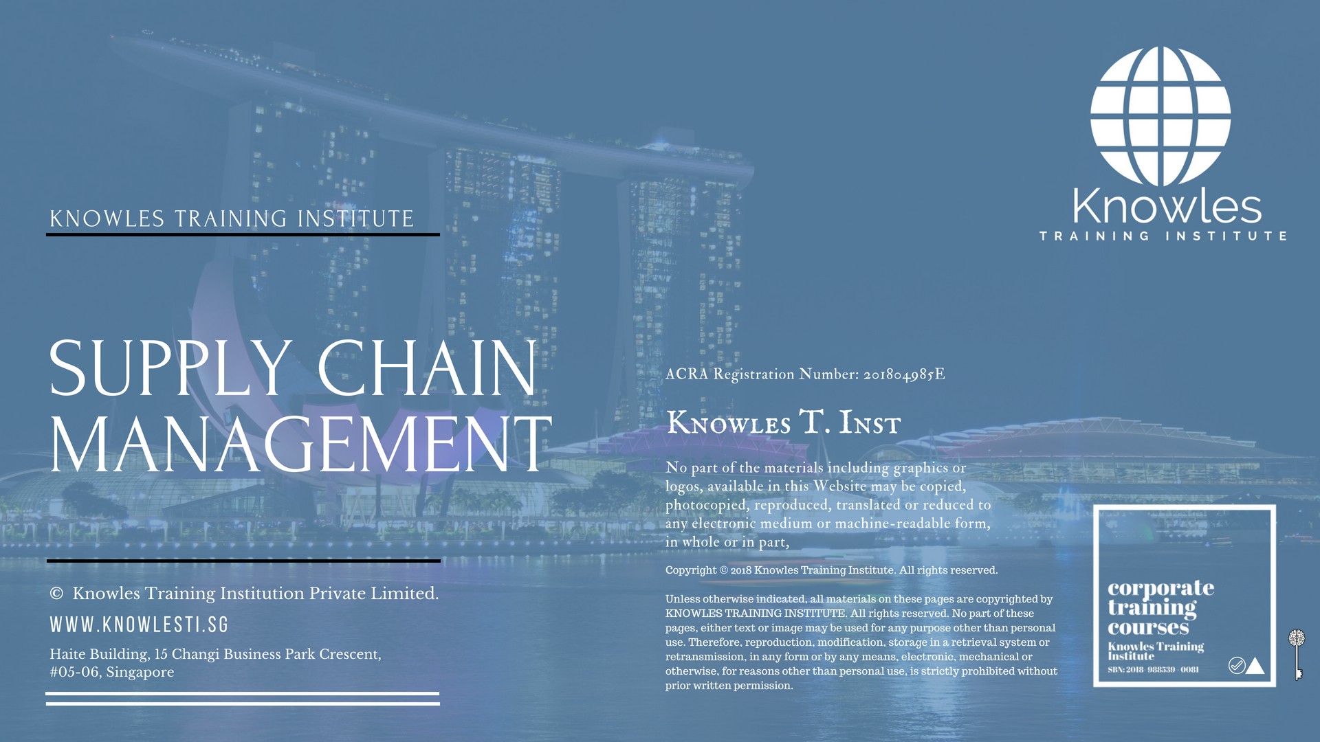 Supply Chain Management Training Course in Poland