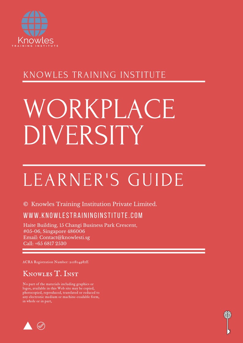 Workplace Diversity Training Course in Poland Learner’s Guide